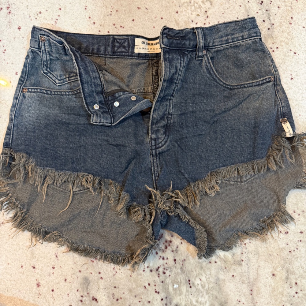 One Teaspoon Le Wolves Shorts